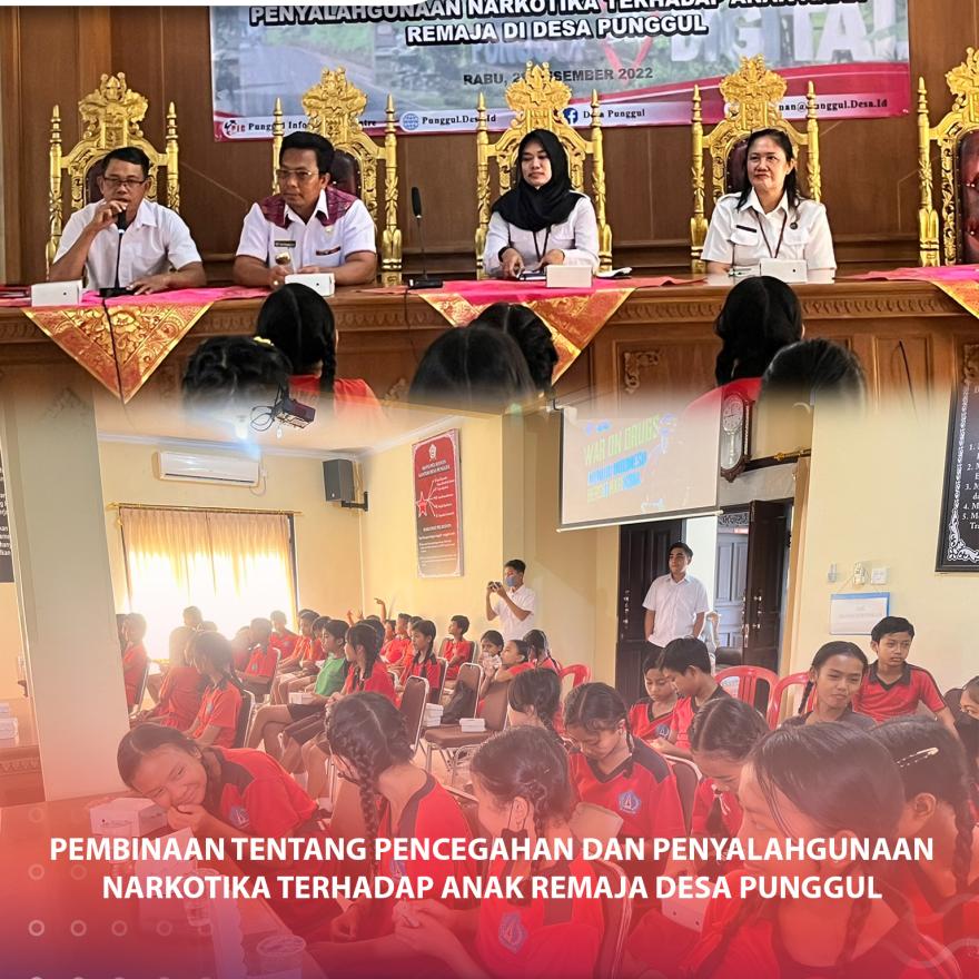 Artikel Remaja Punggul ikuti Pembinaan Pencegahan dan Penyalahgunaan Narkotika terhadap anak-anak 